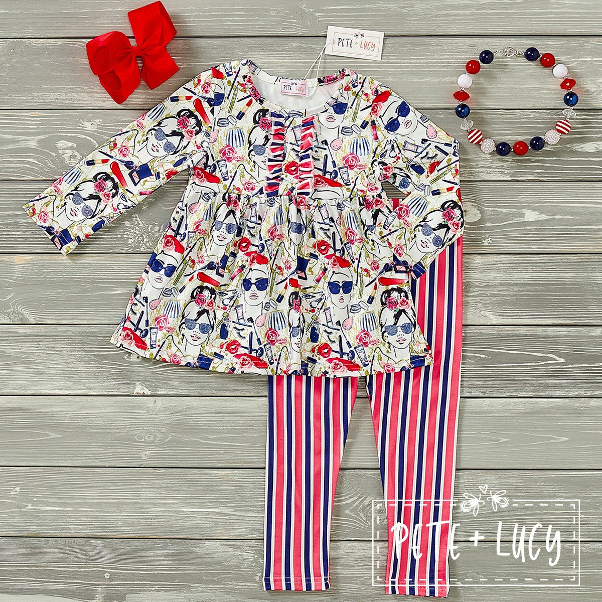 Glamour Stripe - Two Piece Set