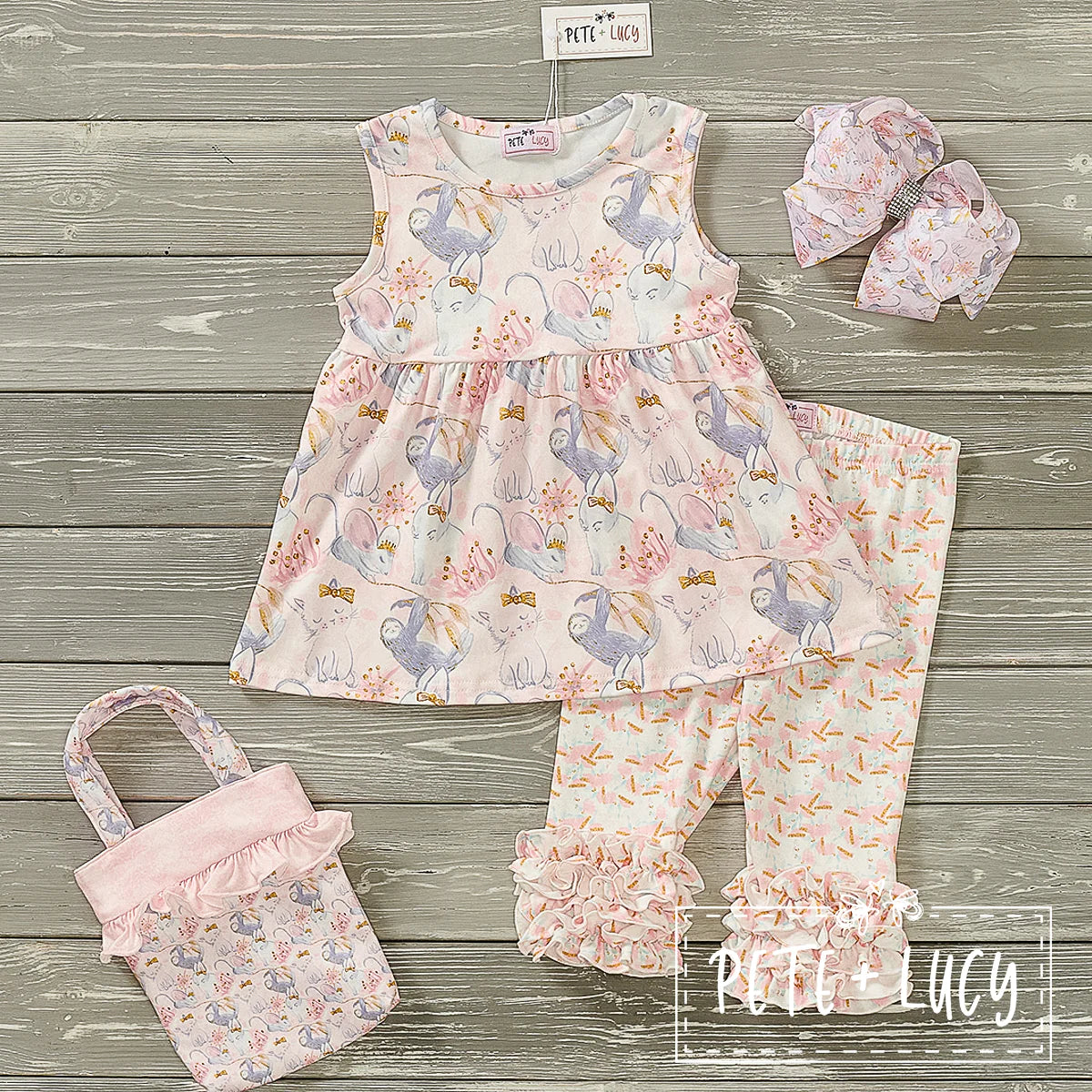 Furry Friends - Capri Set