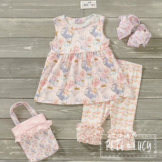 Furry Friends - Capri Set