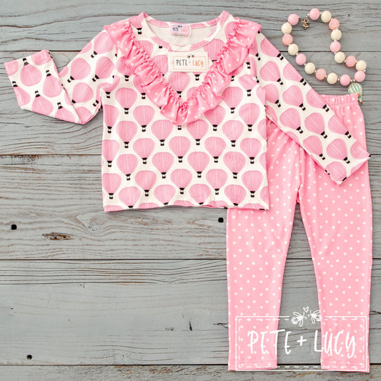 Pink Balloons - Two Piece Set