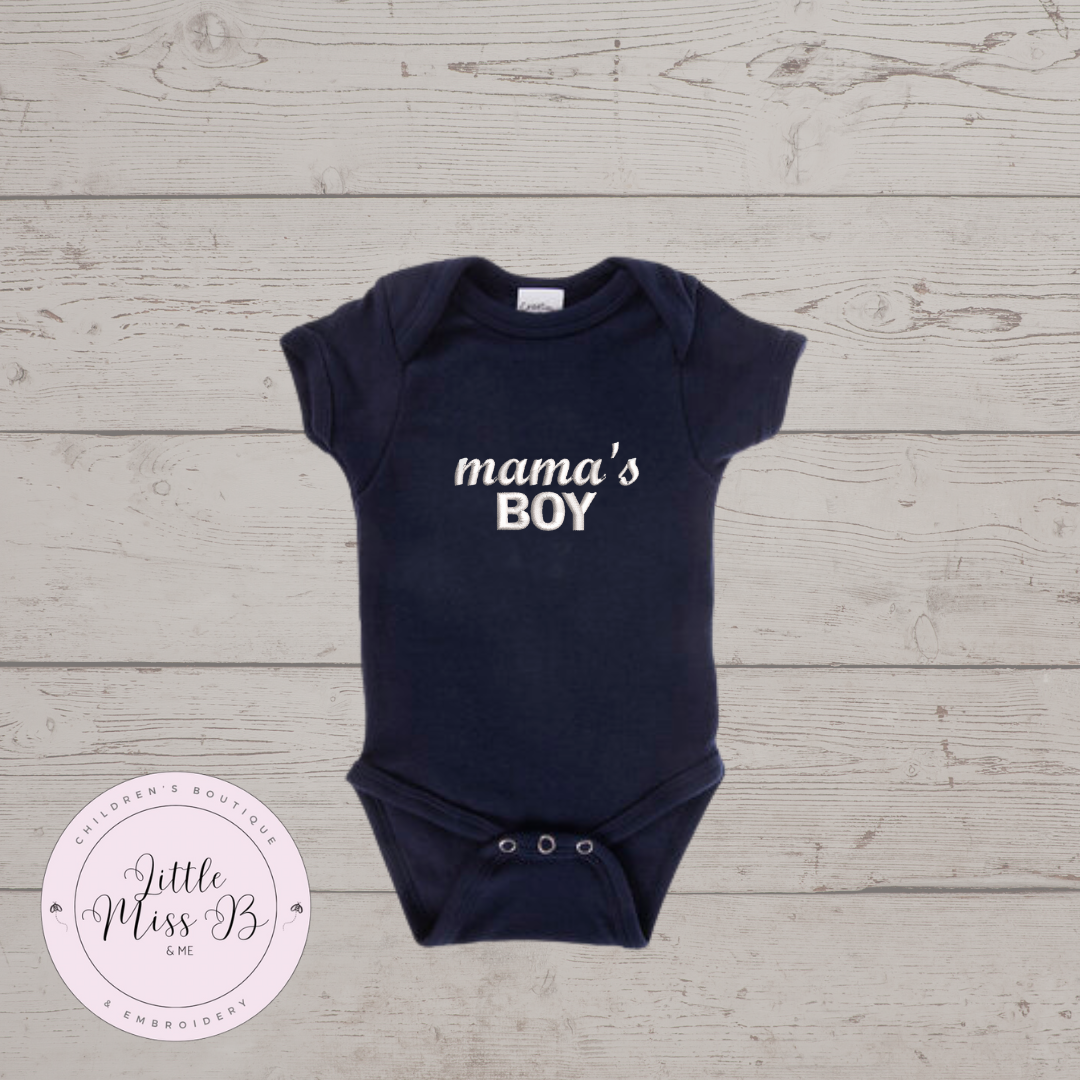 Mama's Boy Baby Onesie