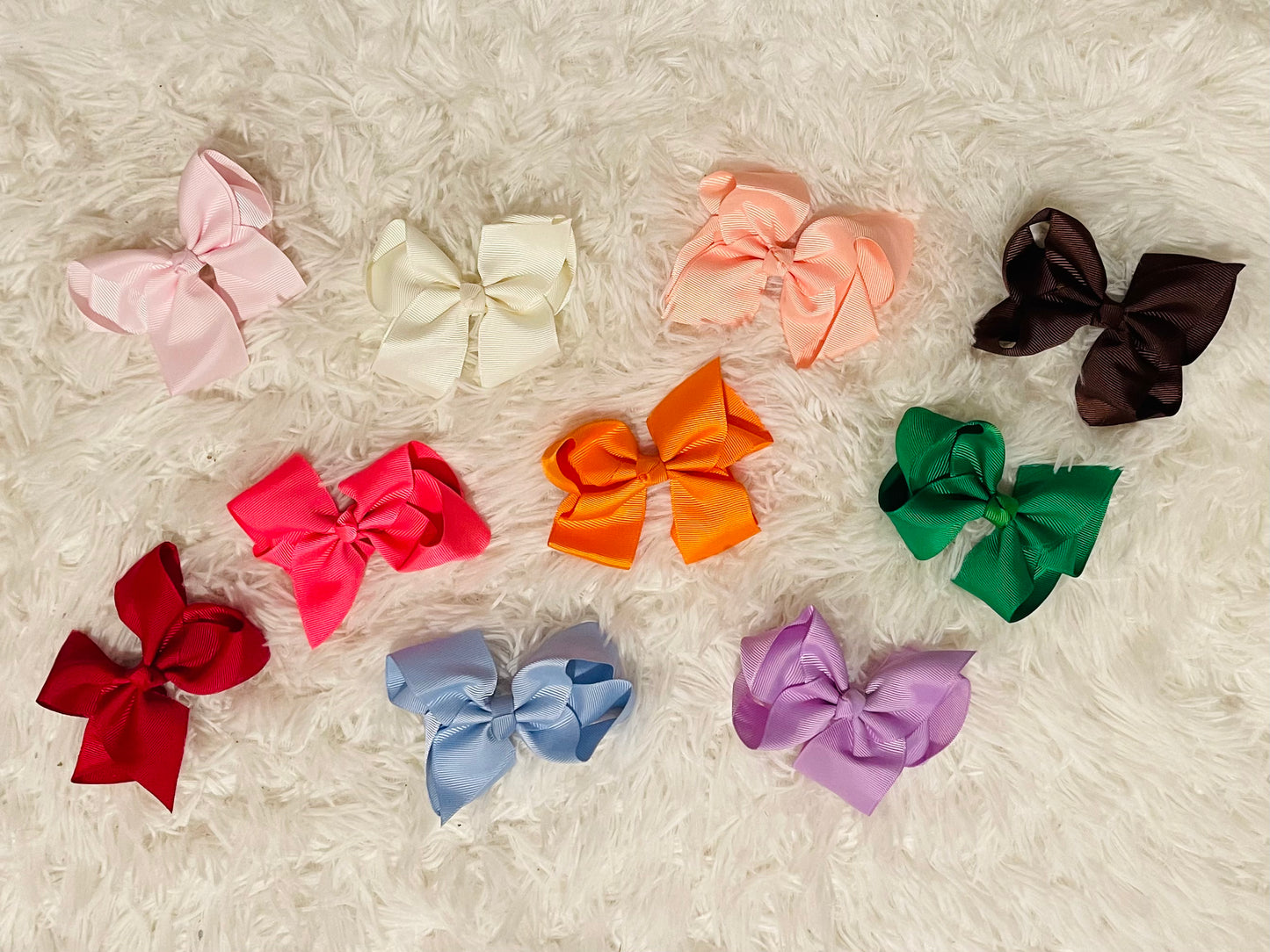Solid Color Bows