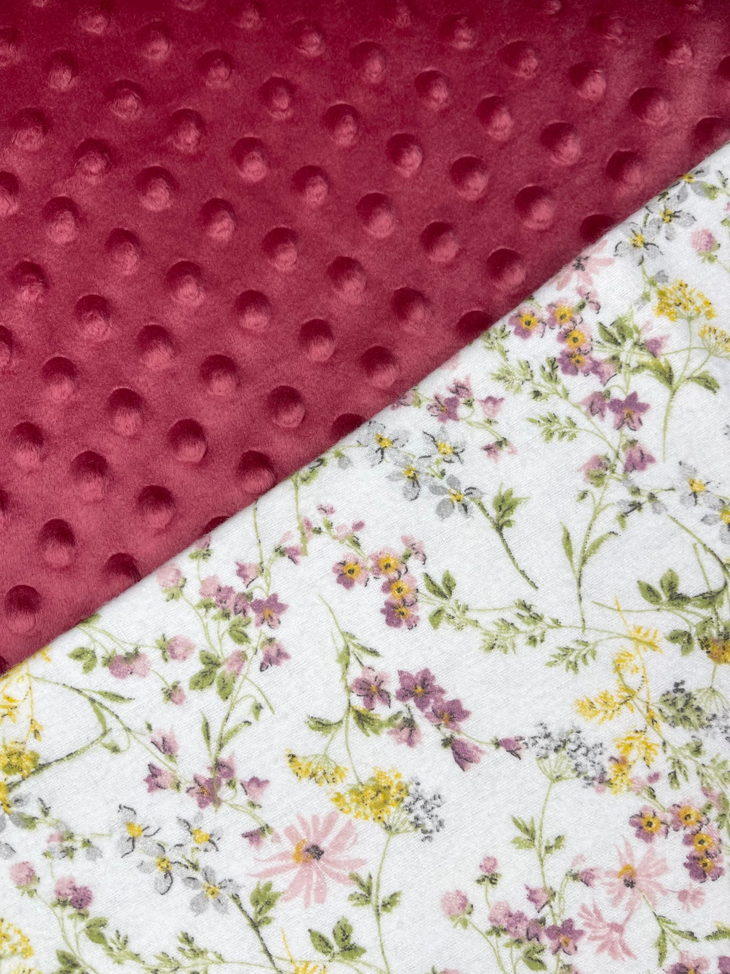 Personalized Minky Blanket - Floral