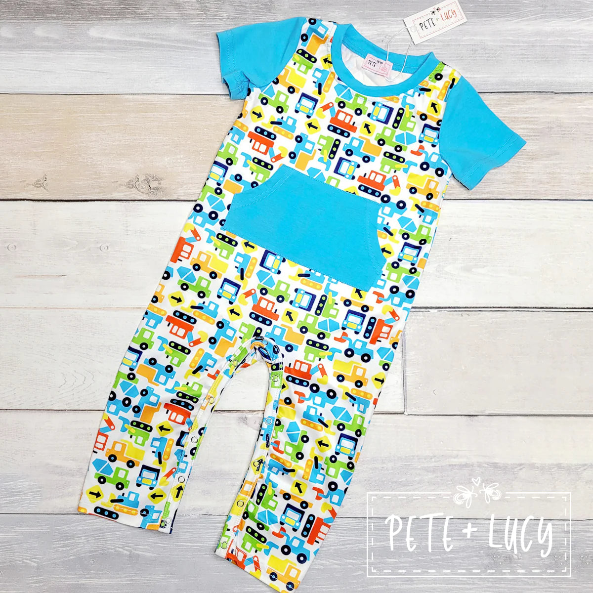 Let's Build - Boys Infant Romper