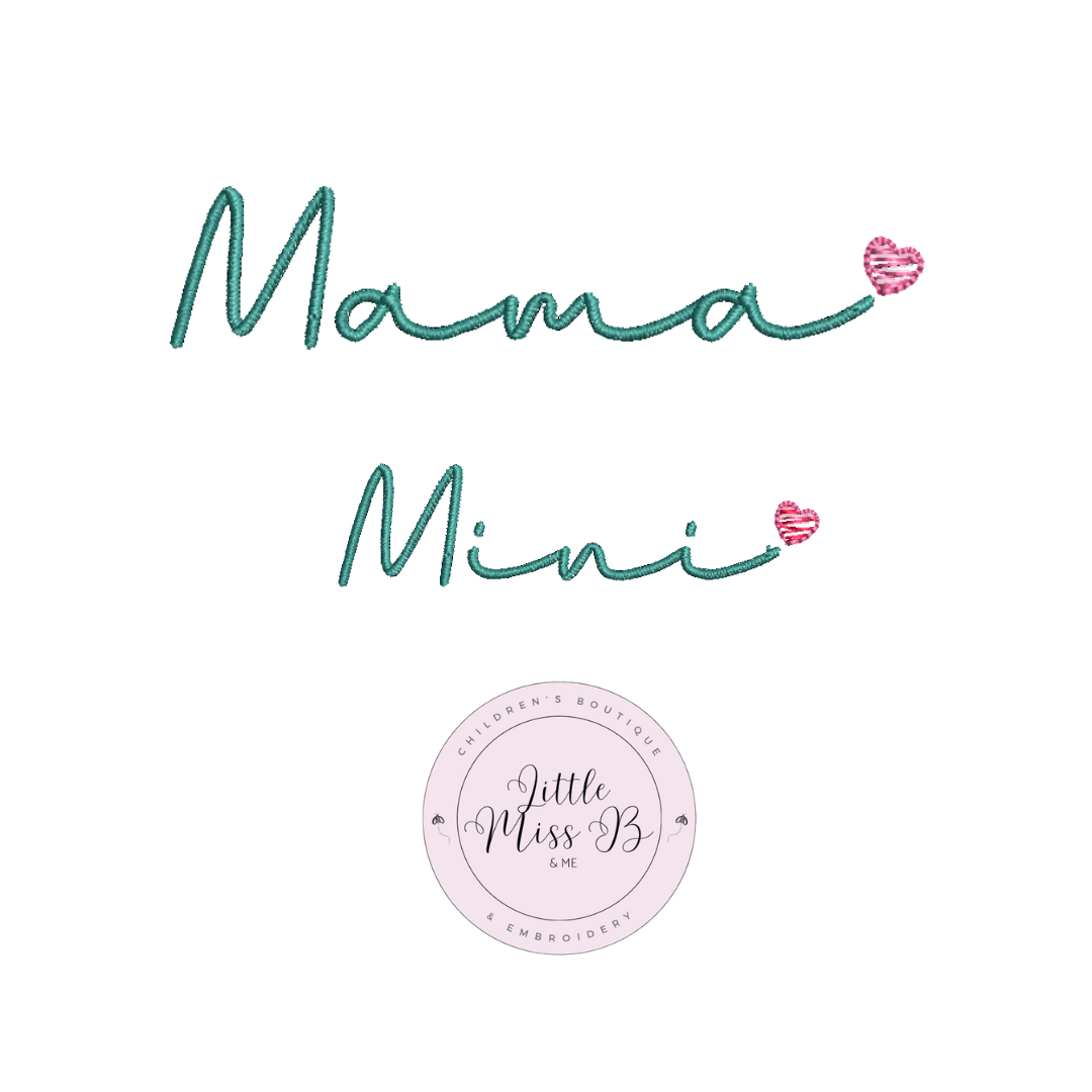 Mama & Mini Shirt Set - Black