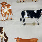 Personalized Minky Blanket -  Farm Cows