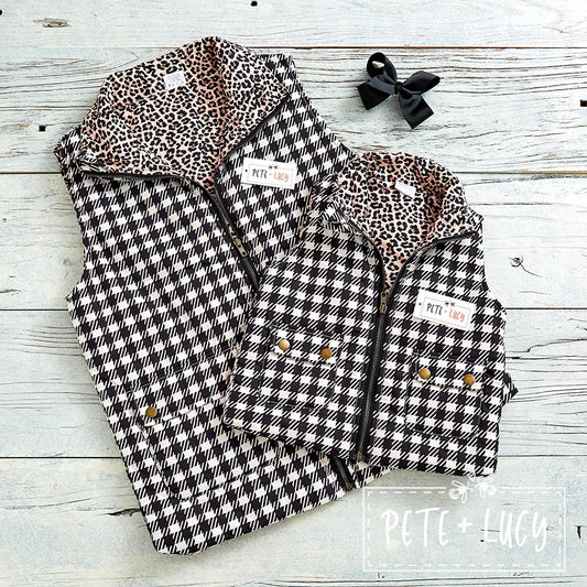 Mommy & Me Gingham Vests *KID VEST*