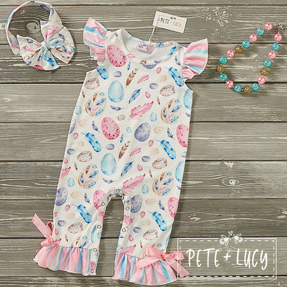 Easter Egg Festival - Girl Infant Romper